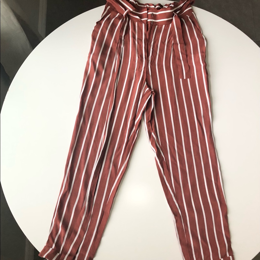 Forever 21 Wide-Leg High-Waist Pants